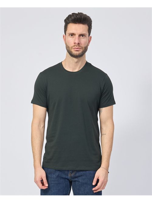 T-shirt ras du cou pour homme AX en coton Pima ARMANI EXCHANGE | 8NZT74-ZJA5ZUB001